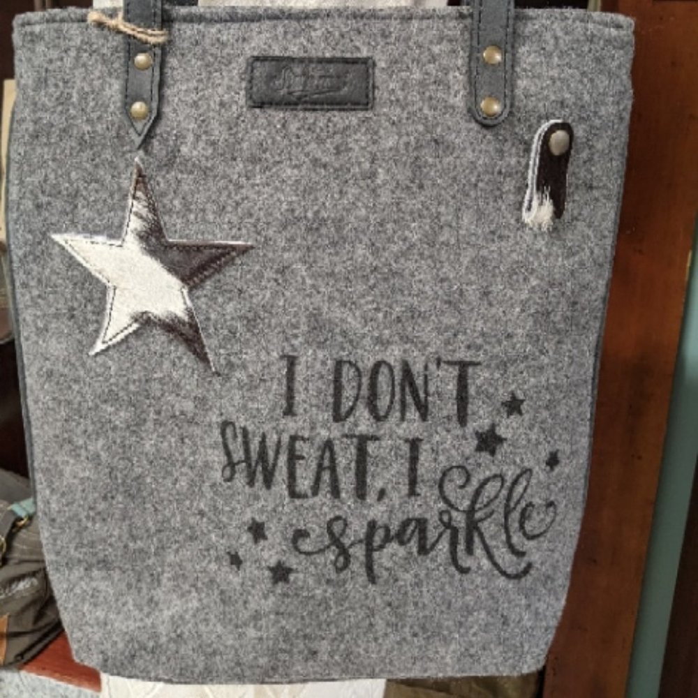 Sixtease Shoulder Bag - I Don't Sweat, I Sparkle